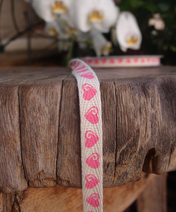 Hearts Cotton Ribbon