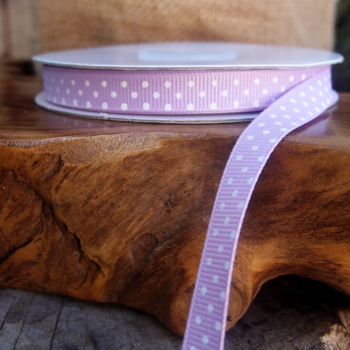 Grosgrain Ribbon with Swiss Dots