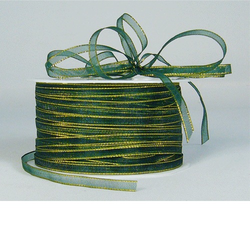 Sheer Gold Edge Ribbon