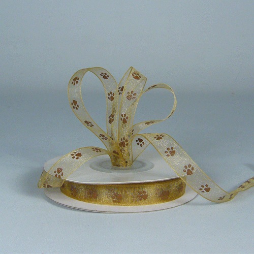 Toffee Sheer with Chocolate Paw Print