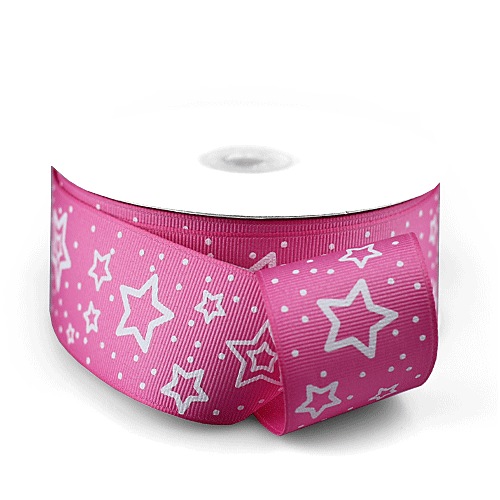 Azalea Star Print Ribbon