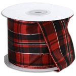 Plaid Wired Ribbon