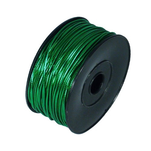 Metallic Green Elastic Cord