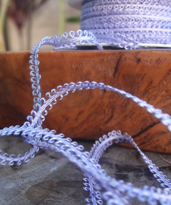 Lavender Picot Braid Ribbon