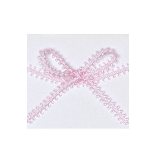 Pink Picot Braid Ribbon