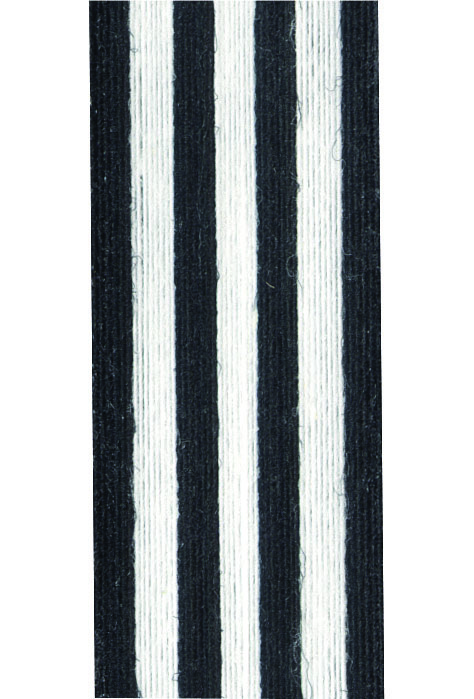Black Stripe Cotton Curling Ribbon