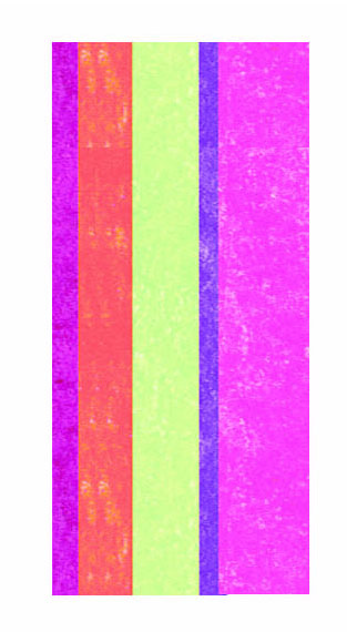 Hot Stripe Cotton Curling Ribbon