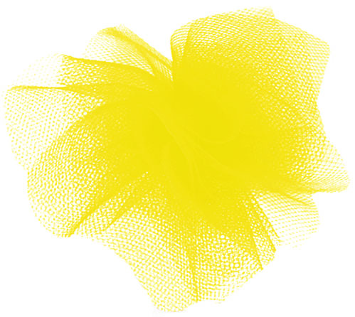New Yellow Tulle Ribbon