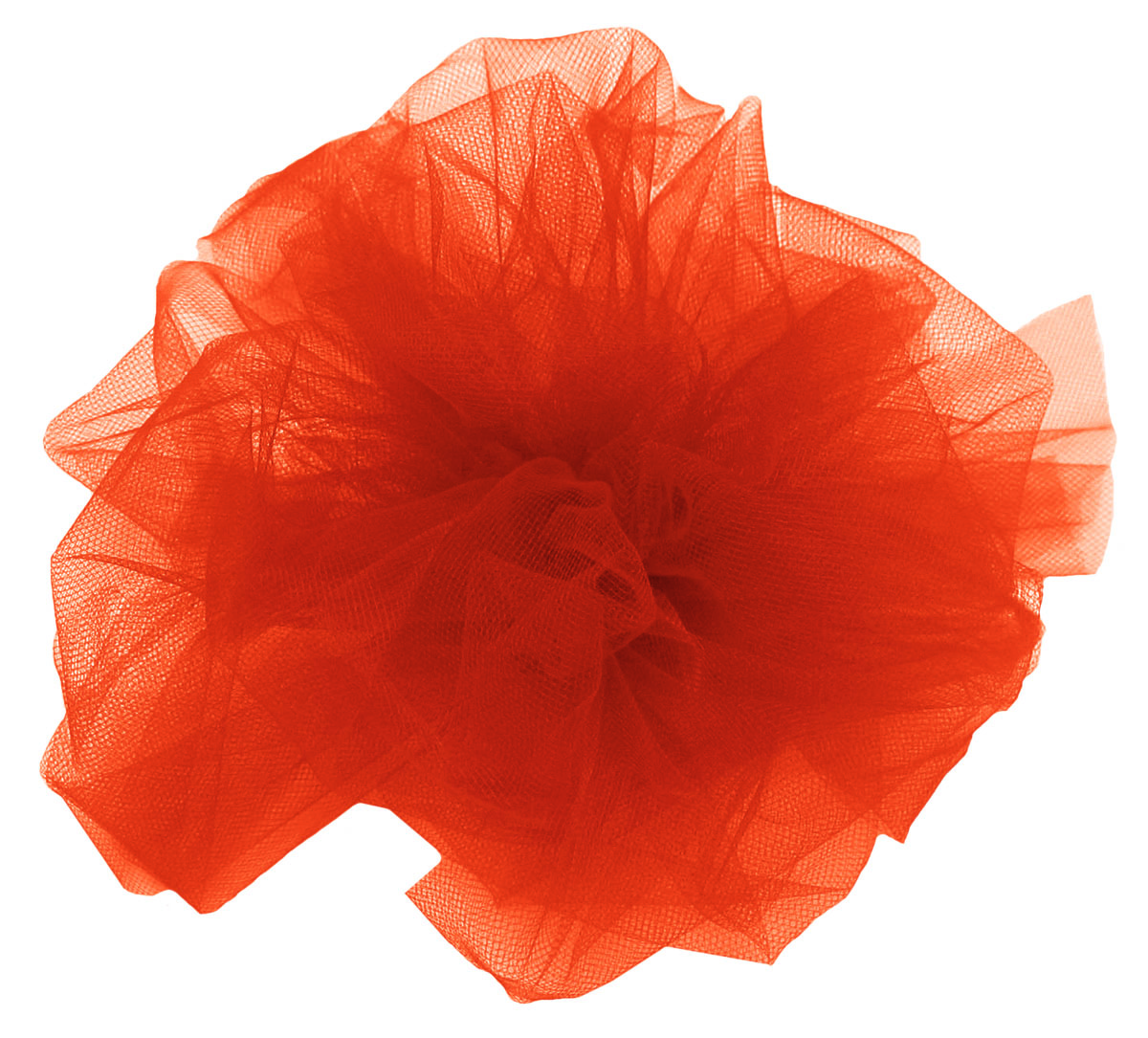 Orange Tulle Ribbon