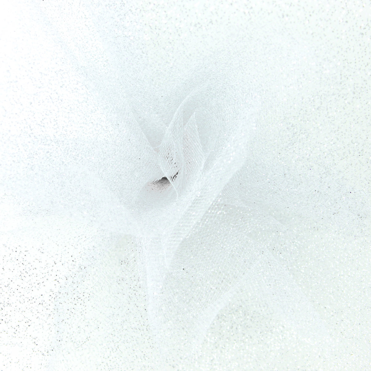 Sparkle White Tulle Ribbon