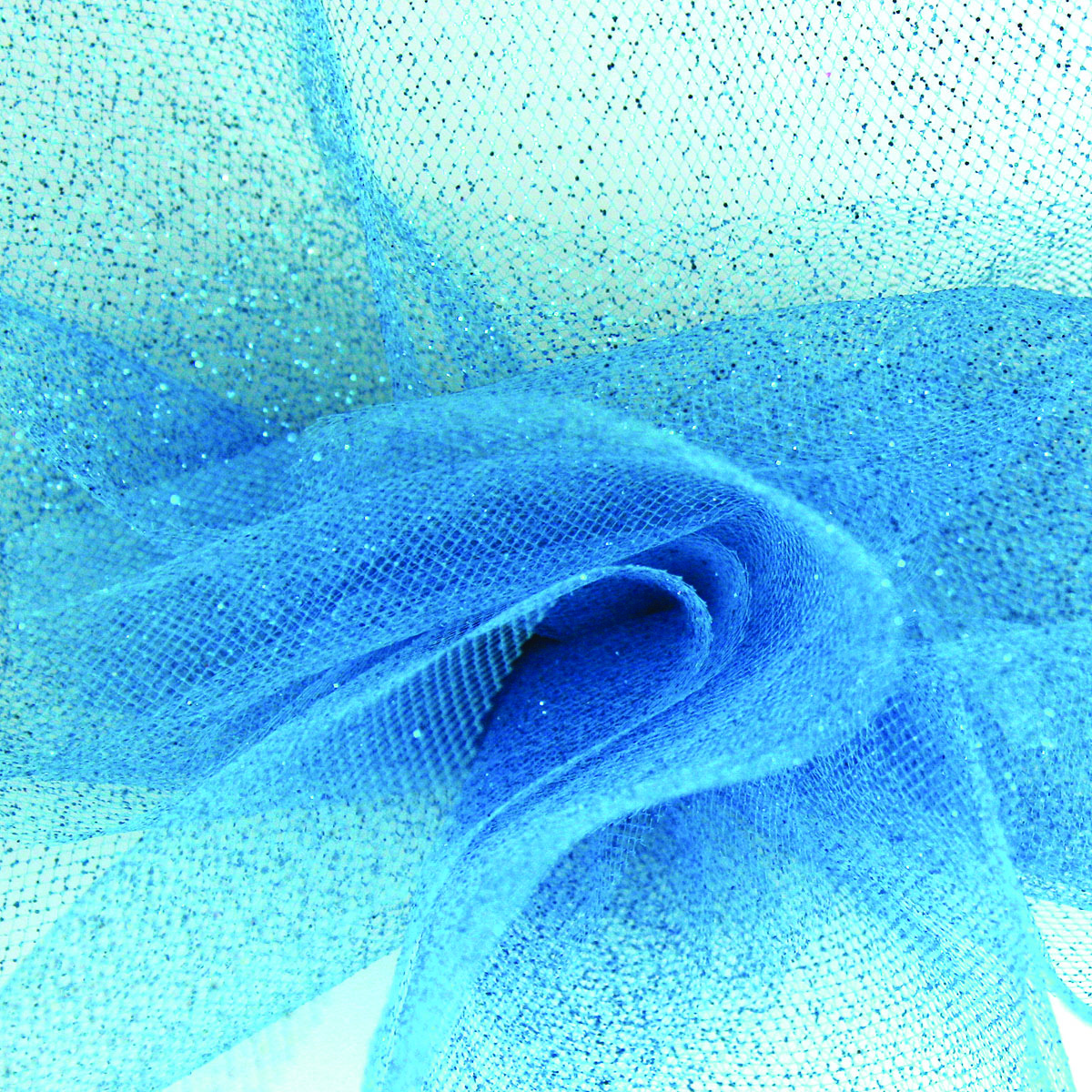 Sparkle Turquoise Tulle Ribbon
