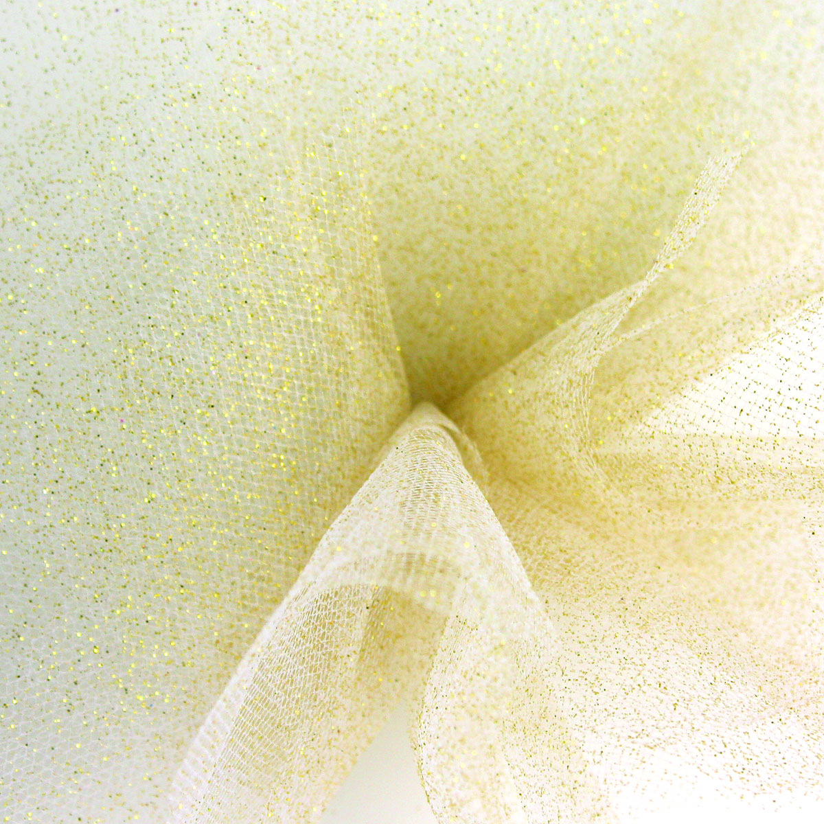Sparkle Gold Tulle Ribbon