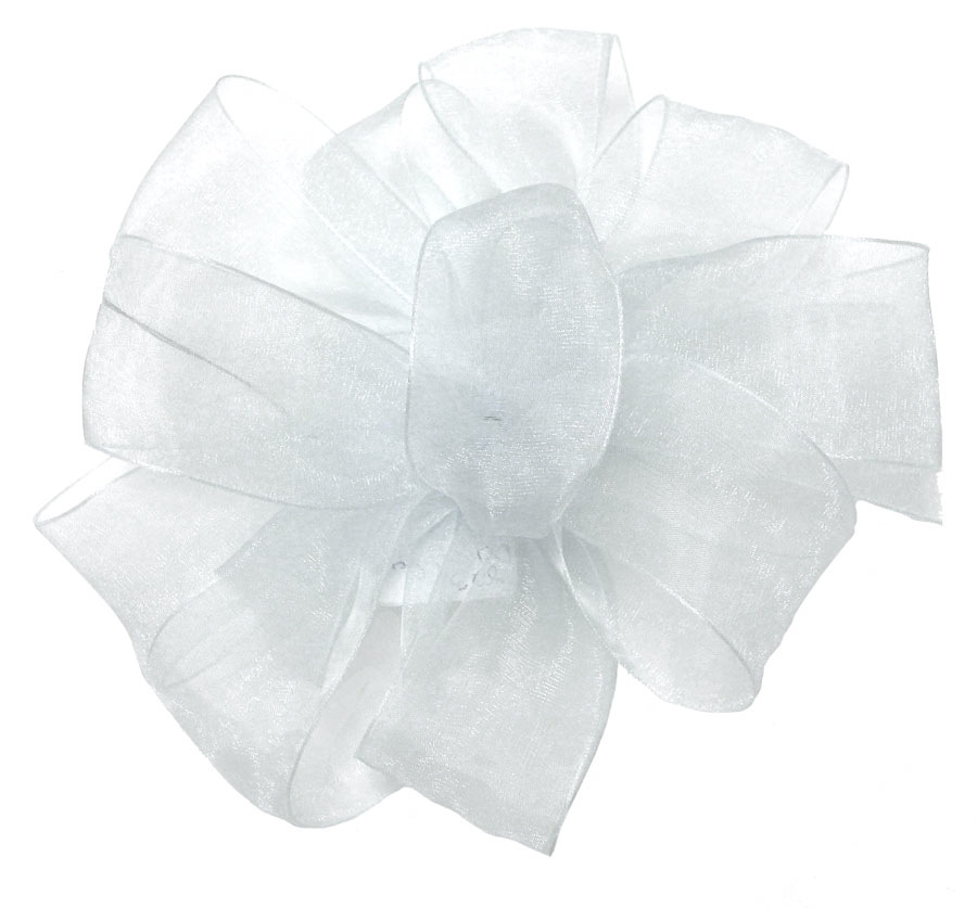 White  Simply Sheer Asiana Ribbon