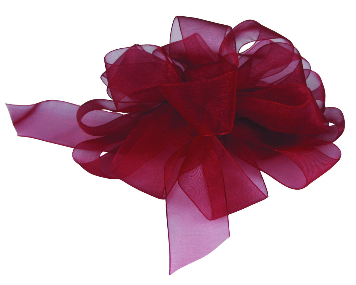 Burgundy Simply Sheer Asiana Ribbon