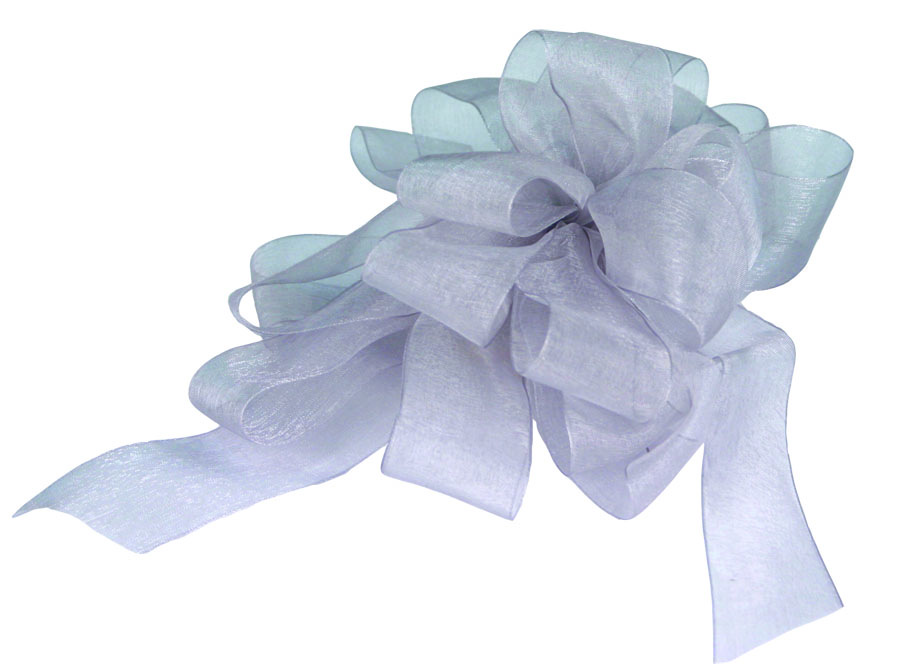Silver Simply Sheer Asiana Ribbon