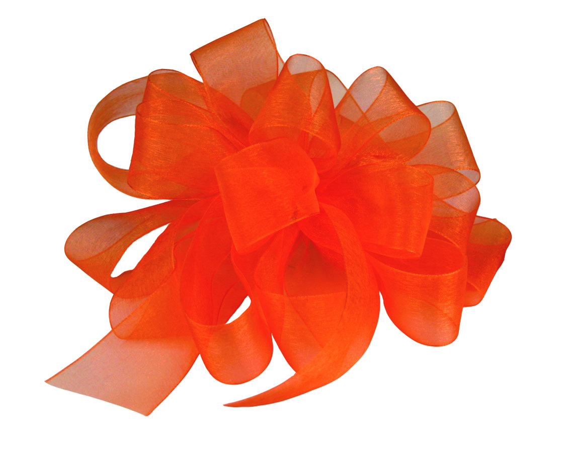 Tropical Orange Simply Sheer Asiana Ribbon