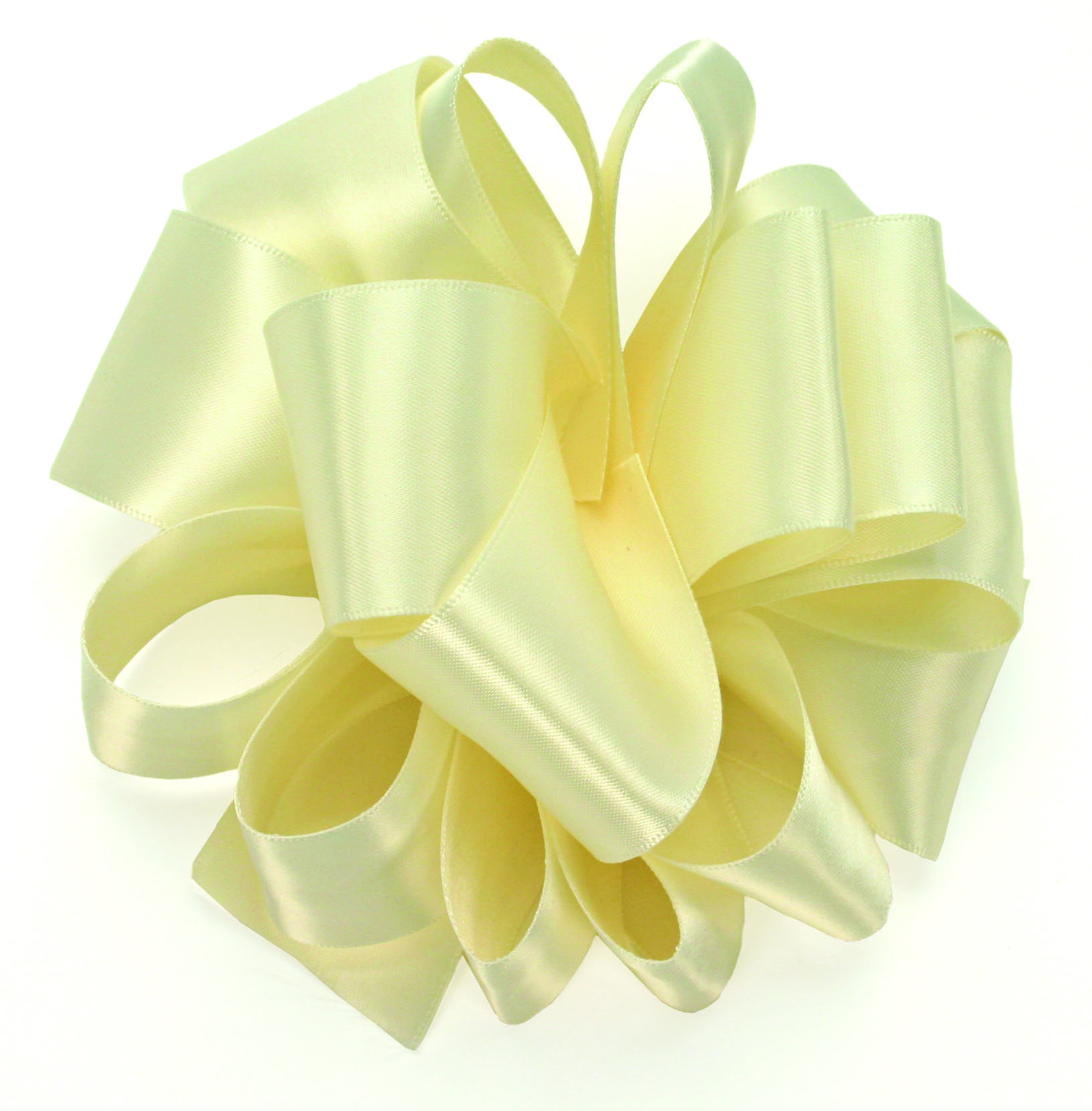 Ivory Double Face Satin Ribbon
