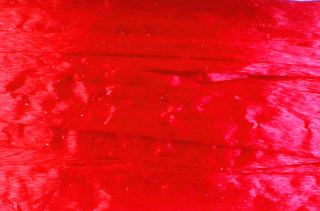 Imperial Red Pearlized Nylon Raffia Ribbon