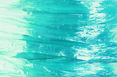 Blue Pearlized Nylon Raffia Ribbon