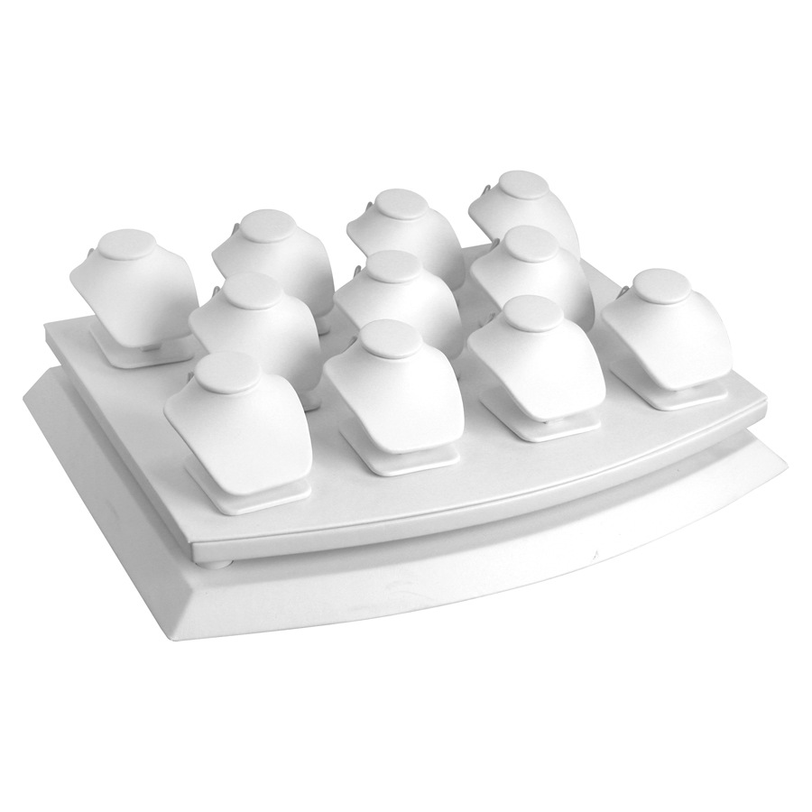 Leatherette 11-Neckform Display