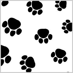 Puppy Paws Tissue Paper 