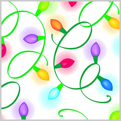 Tree Lights Tissue Paper 