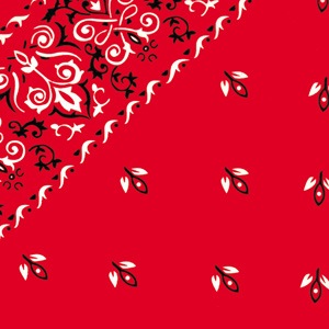 Red Bandana Printed Tissue Paper