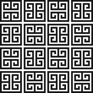 Greek Key Print Tissue Paper