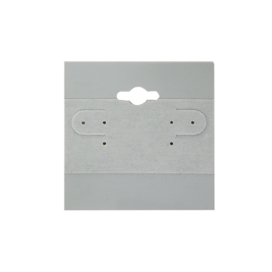 Plain Grey Hanging Earring Card (x100)