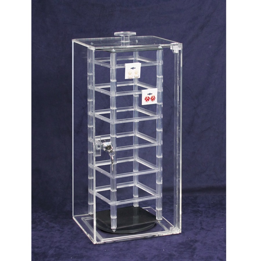Rotating Acrylic Earring Display Case
