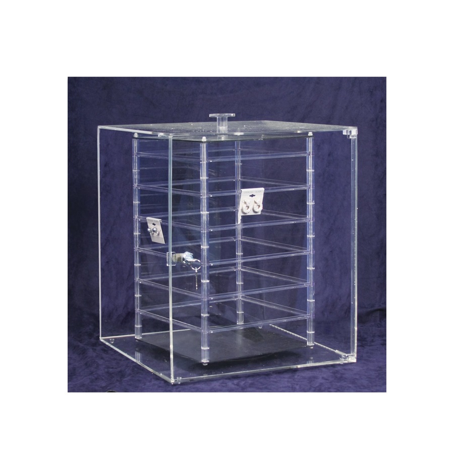 Rotating Acrylic Earring Display Case