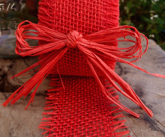 Pre-Tied Raffia Ribbon w/ Wire Twist