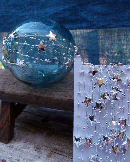 Silver Star Beaded Wire