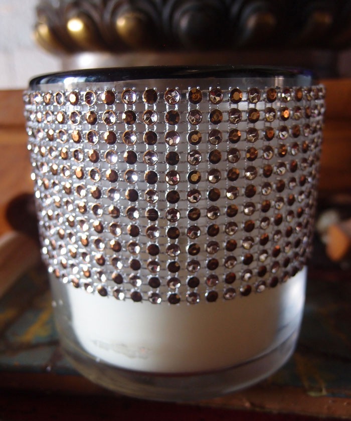 Copper with Silver Two-toned Faux Diamond Wrap with Stones