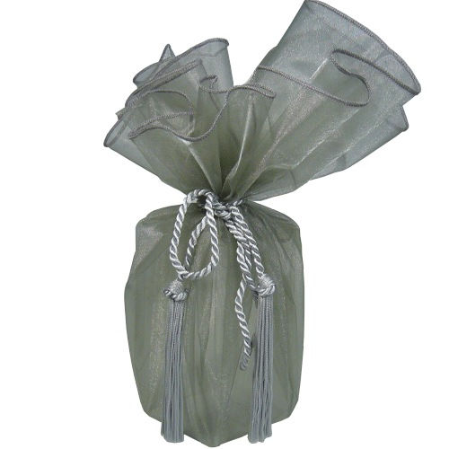 Silver Sheer Wrapper w/ Tassel