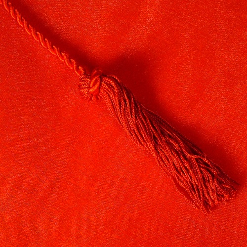 Red Organza Wrapper w/ Tassel