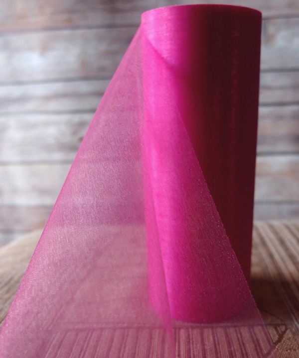 Hot Pink Organza Roll