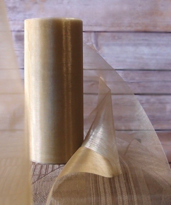 Antique Gold Organza Roll