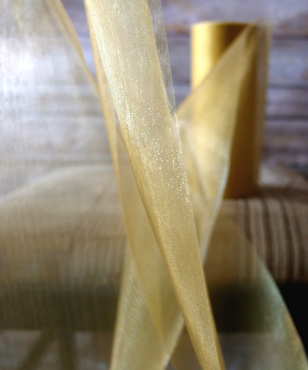 Golden Yellow Organza Roll