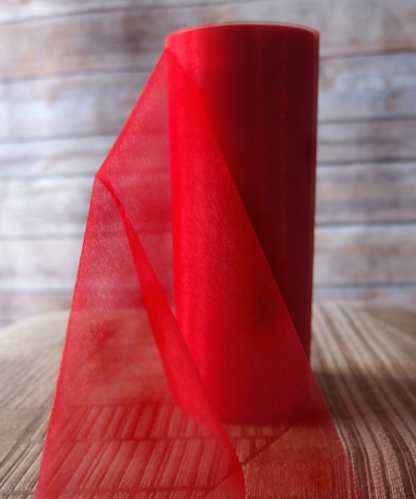 Red Organza Roll