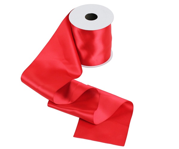Double Face Satin Red Ribbon