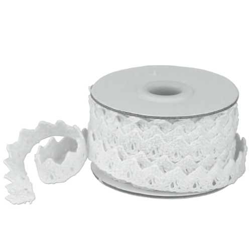 White Cotton Lace Ribbon