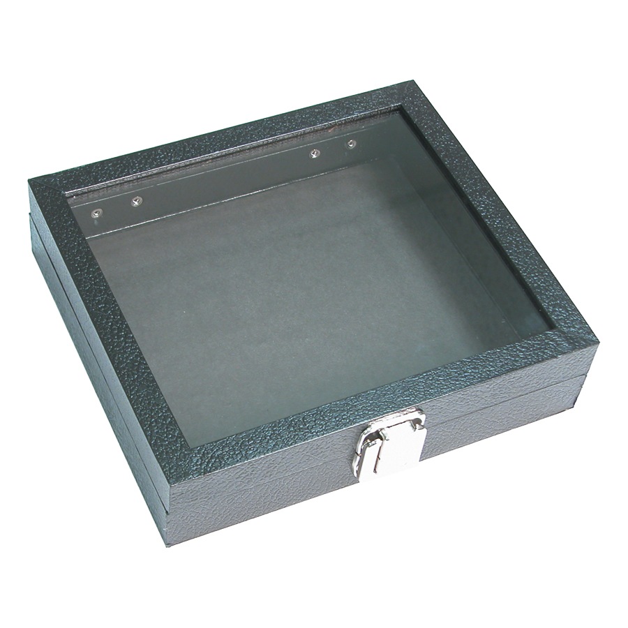 Glass Top Lid Display Tray Case