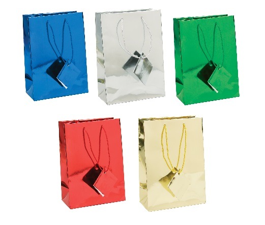 Medium Assorted Metallic Bags