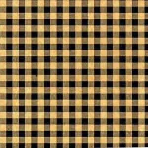 Black Ginghams Print on Kraft Tissue Paper