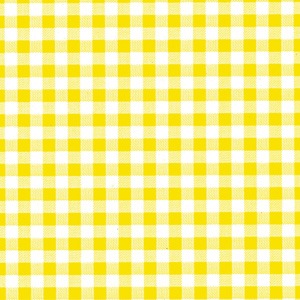 Pale Yellow Ginghams Print on Tissue Paper