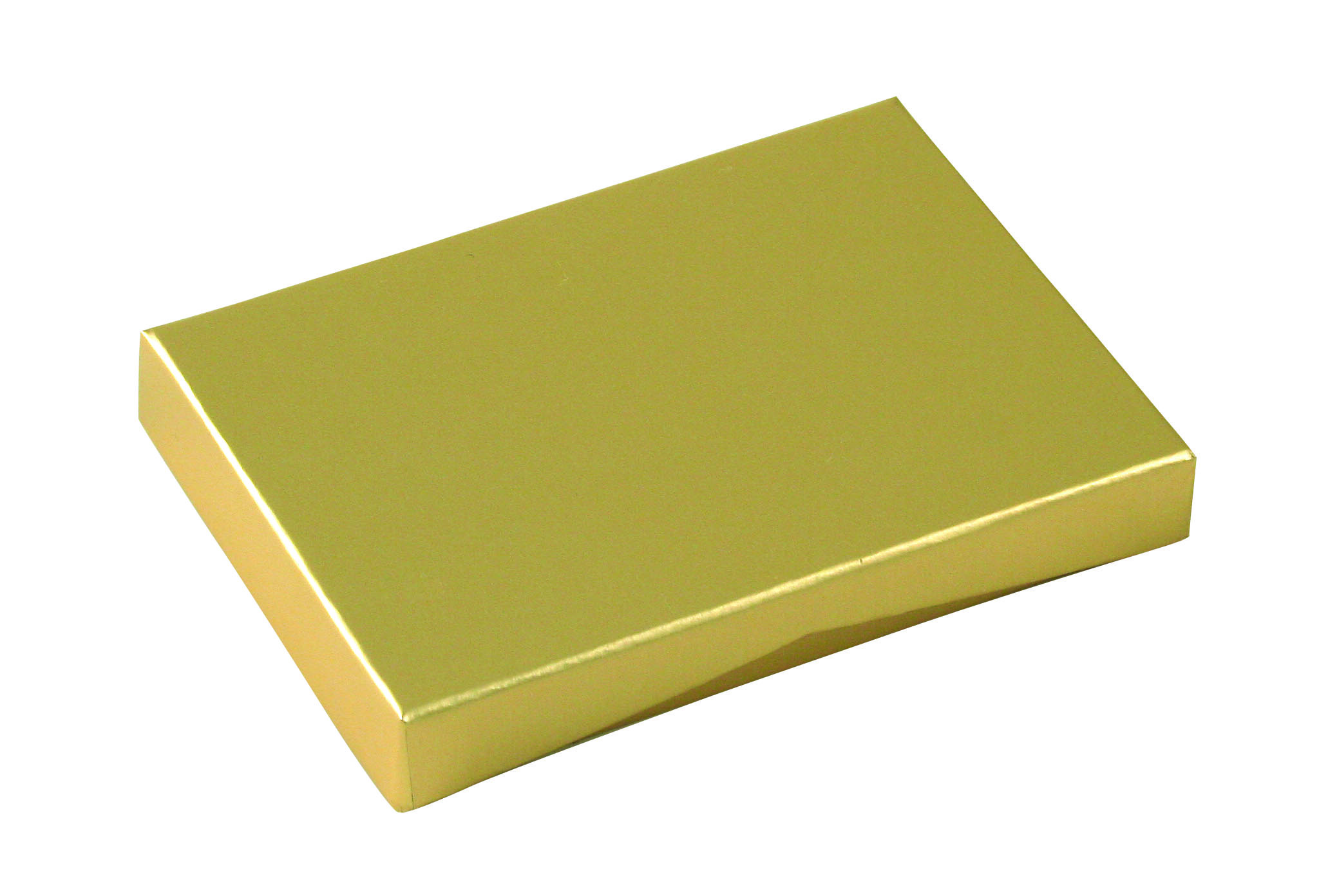 Gold Metallic Presentation Pop-Up Gift Card Box