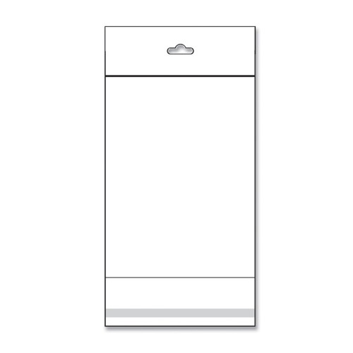 Clear OPP Bags with Hanging Header 6 x 9 (x1000)