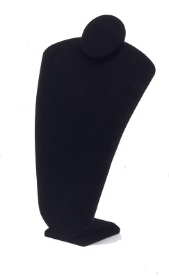 Extra Tall Black Velvet Necklace Display