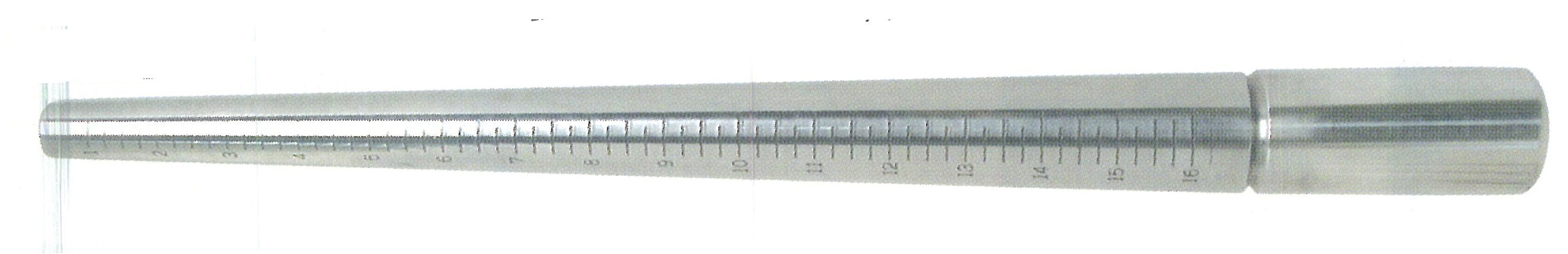 Grooved Aluminum Ring Stick (US Sizes 1-13)